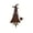 C, variant on SLYNSHome Vintage Iron Witch Garden Stake, Rustic Metal Silhouette Yard Decor with Broom, Outdoor Halloween Holiday Ornament for Garden Lawn, Spooky Fall Landscape Accent