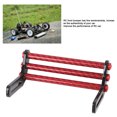 thumbnail image 4 of Pare-Chocs avant en Fibre de Carbone pour SCX10 LCG 1/10 Voiture Rc Crawler 75mm Large Dégradé Noir Rouge Design Angle d'Approche, 4 of 7