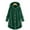 Green coat for women, variant on Usmixi 2023 Plush Coat for Women Plush Overcoat for Women Casual Solid Plus Size Fleece Hooded Sweatshirt Coat Open Button up Irregular Outerwear with Pocket Winter Plush Coat