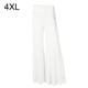 thumbnail image 1 of Pantalones Pantalones de yoga de cintura alta Pantalones de mujer de pierna ancha Ropa deportiva, Blanco, 4XL sidaley AP002098-07, 1 of 5