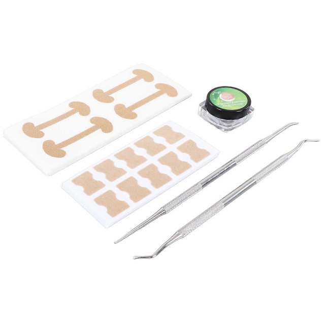 Ingrown Toenail Treatment Kit Toenail Correction Patch C Type Strips Nail File Lifter Pedicure Tool Kits