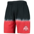 thumbnail image 2 of Men's Mitchell & Ness Black/Scarlet Ohio State Buckeyes Tie-Dye Shorts, 2 of 3