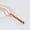 Rose Gold 01, variant on Titanium Steel Breathing Decompression Yoga Stainless Steel Pendant Necklaces-Steel color 01-2PCS