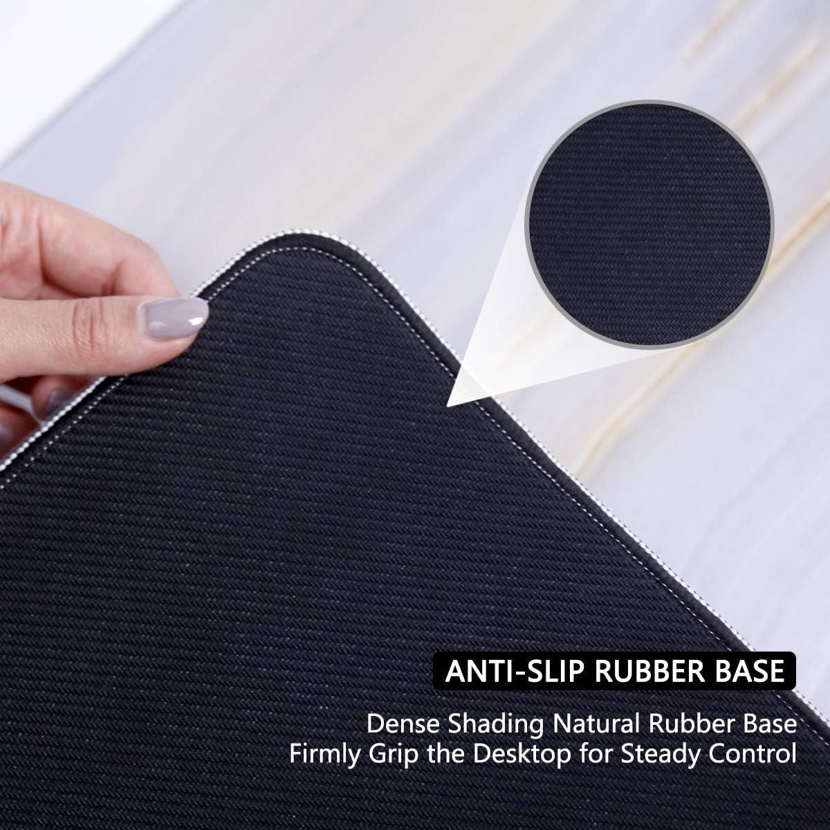 Extended Gaming Mouse Pad Large Desk Mat XXL 35.4x15.7in Mouse Pad Non-Slip Rubber Base Keyboard Pad Waterproof Desktop Mat for Laptop Computer Work Game Home Office-Forest