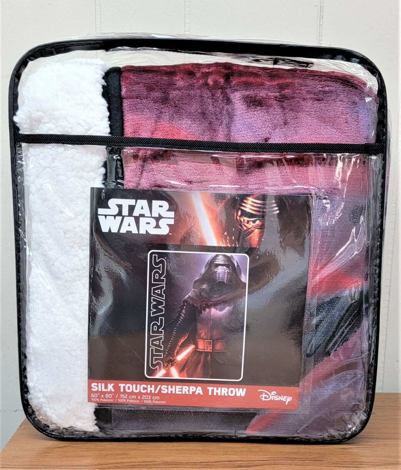1-PC Twin STAR WARS DARK LORD Bed Cover Bedspread Coverlet THROW SHERPA Set for Kids and Teens