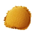 thumbnail image 2 of Cojín redondo tipo Tatami Soledad 18,9 pulgadas Amarillo, 2 of 9