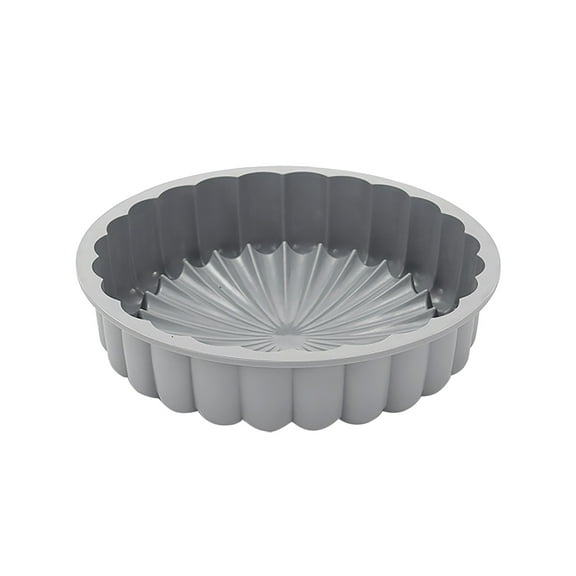 Piwvid 8 Inch Cake Pans for Baking - Silicone Cake Mold,Nonstick & Easy Release Baking Pans for Layer Cake, Cheese Cake, Chocolate Cake and Rainbow Cakes