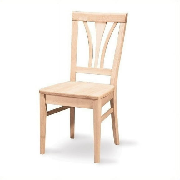 Pemberly Row White Unfinished Fanback Dining Chair (Set of 2)