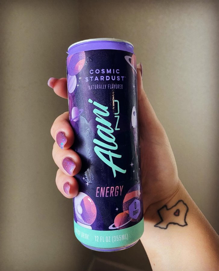 Alani Nu Cosmic Stardust Energy Drink, 12 fl oz Cans, Pack of 6