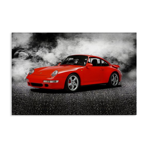 Stupell Industries Contemporary Bold Red Sports Car Canvas Art, 24 x 16, by Mark Rogan