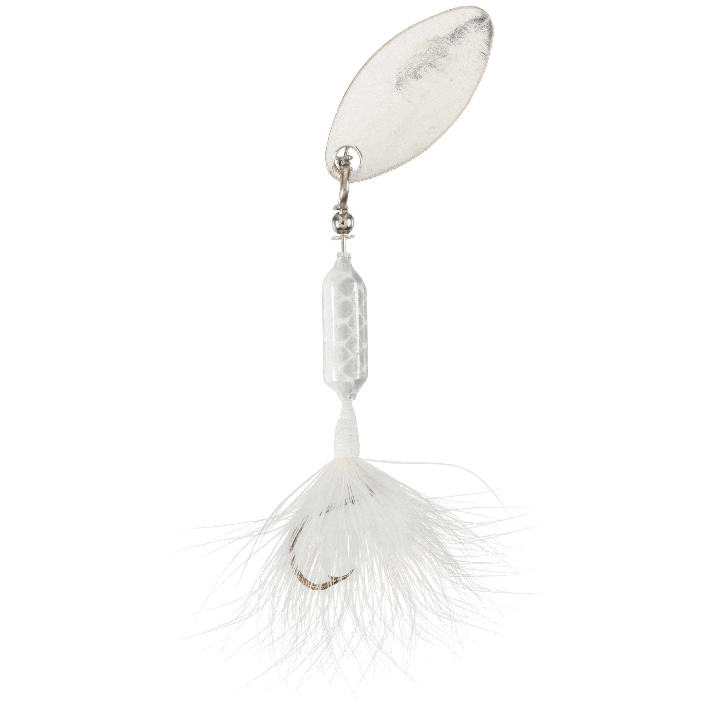 (2 pack) Worden's® Original Rooster Tail® Fishing Hook, Inline Spinnerbaits Lure, White