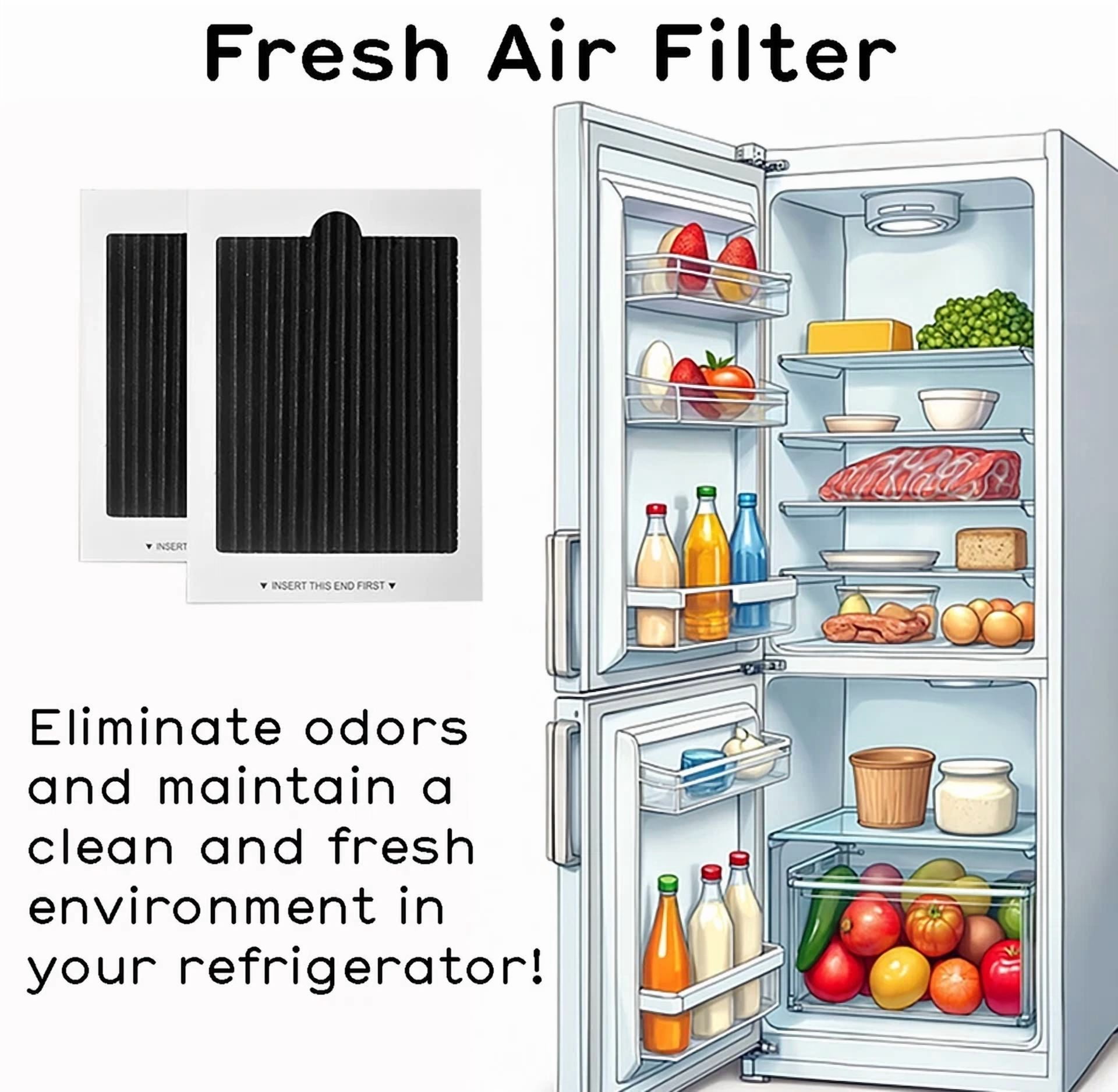 2 Pack Air Filter For Frigidaire Electrolux Fphc2399Kf0 Fghs2367Ke3 Scpureair4Pk
