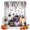 Black, variant on Shower Curtains for Bathroom-36"x72",Halloween Horror Pumpkin Waterproof Bath Curtain Grommet Shower Curtain Set with Hooks