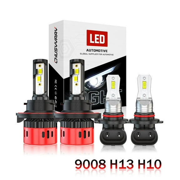 For Ford Explorer Sport Trac 2Pair 2007 9008 9145 LED Headlights Hi/Low   Fog Light Bulbs
