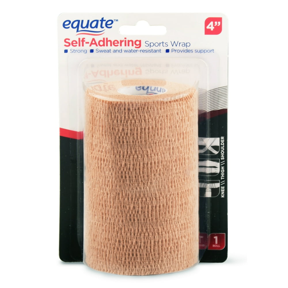 Equate SelfAdhering Sports Wrap, 4" X 2.2 yds