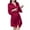 Wine, variant on Bovxnpu Robes for Women, Silk Robes for Women Satin Bride Bridesmaid Wedding Party Robes Lightweight Sleepwear