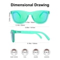 thumbnail image 4 of Gafas Deportivas EPHIU Cuadradas Polarizadas para Mujer y Hombre, 4 of 9