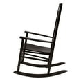 thumbnail image 2 of Shine Company Vermont Hardwood Outdoor Porch Patio Furniture Rocker Chair, Black, 2 of 5