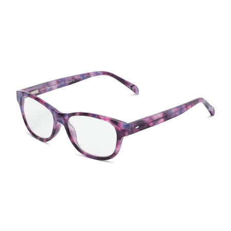 Sofia Vergara x Foster Grant Multi Focus Linda Cat Eye Women Full Rim Reading Glasses, Purple, +1.00