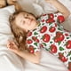 thumbnail image 5 of Balery Hand Drawn Tomatoes Conjunto de Pijama Infantil de Manga Corta con Estampado – Ropa de Dormir de Algodón Suave-Medium, 5 of 6