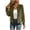 Army Green Jackets, variant on Womens Suede Jacket Full Zip Bomber Jackets Long Sleeve Open Front Lightweight Coats Faux Suede Leather Coat Outwear Gray Jackets XXL