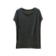 thumbnail image 2 of ClodeEU Women's Modal Crewneck Sleeveless Pullover T Shirt ,Solid Color Casual Layering Tee for Home Gray,Womens Plus XXL, 2 of 6
