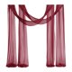 thumbnail image 1 of de mesa de gasa con arco de boda, cortinas de cenador, cubierta de mesa decorativa creativa y reutilizable práctica para suministros de fiesta borgoña, 1 of 8