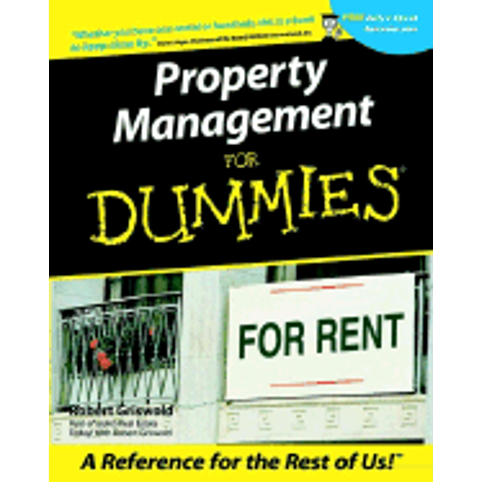 Property Management for Dummies, 9780764553301, 0764553305, Paperback, 1 edition