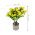 thumbnail image 2 of UPGRATOR Yellow Artificial Lemon Tree Potted Plant for Indoor Outdoor Home Decoration and Table Centerpiece, 2 of 7