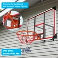 Ktaxon Shatterproof Polycarbonate Basketball Backboard & Rim Combo