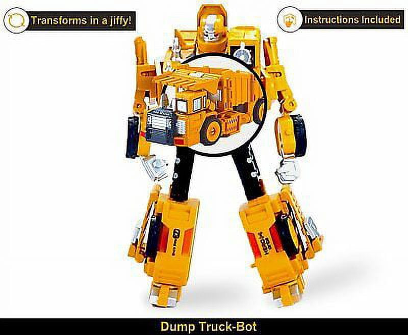 5 pack TransTruck Transform Tractor Robot Action Figures Combine into 1 Giant Robot