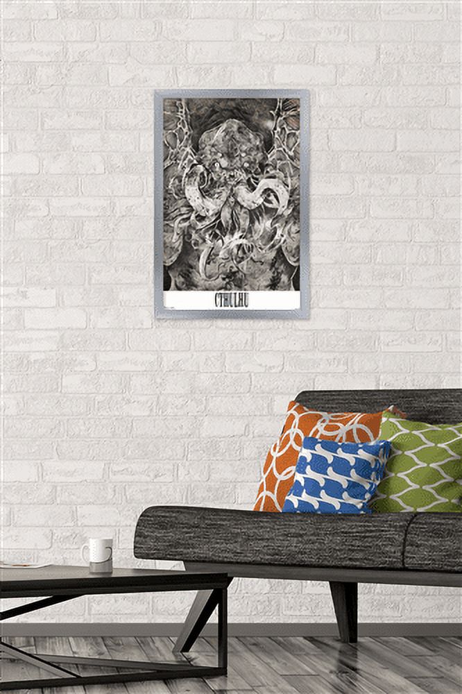 Cthulhu Wall Poster, 14.725" x 22.375", Framed