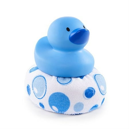 Munchkin Duck Duck Clean Sponge Bath Toy, Blue