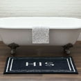 thumbnail image 7 of Mohawk Home His Knitted Plush Pile Washable Polyester Non-Slip Bath Mat, Indigo, 1'5" x 2', 7 of 7