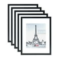 thumbnail image 1 of Scholartree 5-in-1 Contemporary Gallery Picture Frame Set, 11 x 14 Wall Picture Frames, Black, 1 of 4