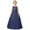 Z11-BU1, variant on FUZHIQ Flower Girl Dress Toddler Tulle Princess Pageant Dress Kids Pearls Prom Ball Gowns With Bow-Knot,Size 2-6