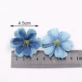 thumbnail image 6 of 10Pcs 4.5cm Fake Blossom Head Artificial Simulation Plum Flower Head Home Decoration for Wedding Blue Fabric, 6 of 8