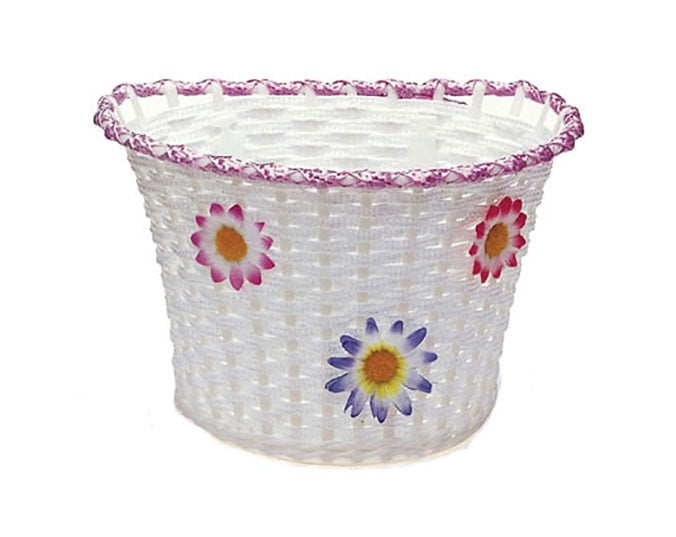 Sunlite Classic Flower Basket Basket Ft Plstc//weav Strp Lg 11x8x7.25 W//straps