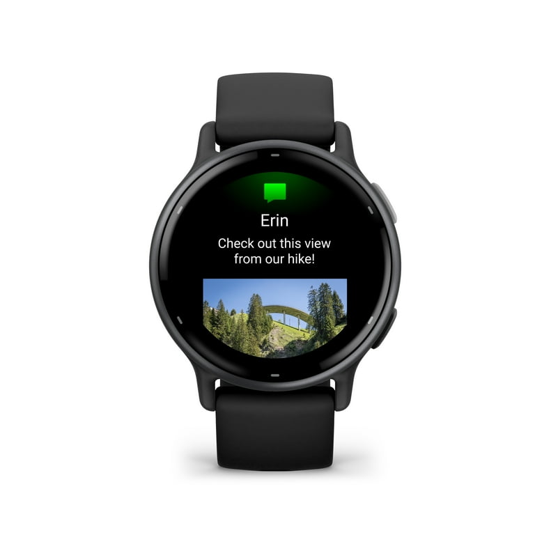 Garmin Vivoactive 5 Smartwatch, Slate Aluminium Bezel, Black Garmin Vivoactive 5 Smartwatch, Slate Aluminium Bezel, Black
