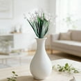 thumbnail image 3 of Artificial Camellia Flowers, Long Floral Stems for Tall Vases, Plastic Artificial Flowers, Muilti Color Faux Flowers Bouquets for Centerpieces, Wedding, Home & Office Party Decor(White), 3 of 5