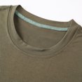 thumbnail image 6 of IhhxPro Men's Short Sleeve Stretch Tee Solid Color T-Shirt Breathable Casual Summer Shirt Lightweight Athletic Fit Travel Workout Gym S-2XL, 6 of 9