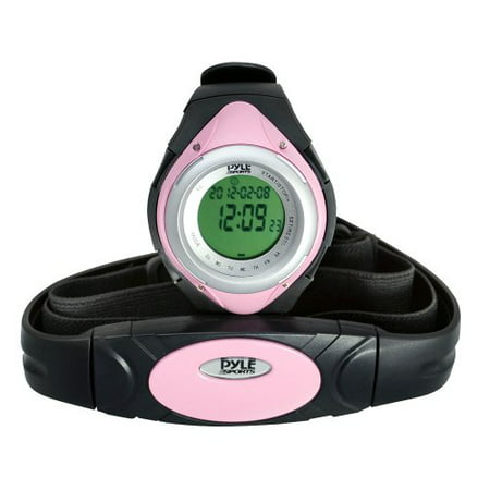 Pyle Sports PHRM38PN Heart Rate Monitor Watch with Minimum, Average Heart Rate, Calories, Target Zones,