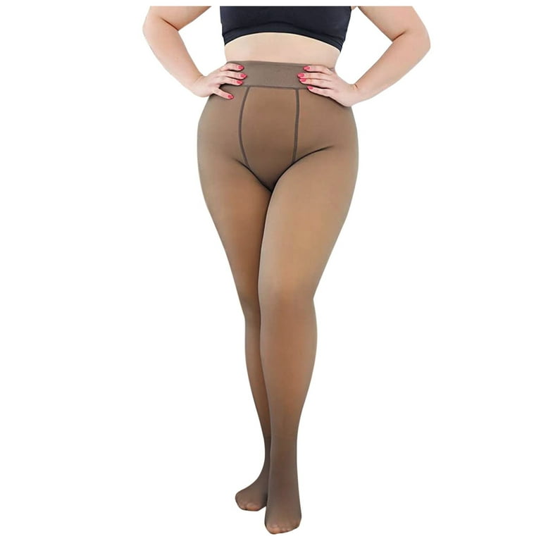 Thin Through Stockings 320G Large Women's Pantyhose Bottoming Stockings  Meat Size Tights 