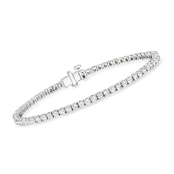 Ross-Simons 3.30 ct. t.w. Lab-Grown Diamond Tennis Bracelet in Sterling Silver, Women's, Adult