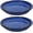 Imperial Blue, variant on Sunnydaze 7-Inch Ceramic Plant Saucers - Plant Drip Trays for Outdoor Planter Flower Pot Drainage - Set of 2 - Imperial Blue