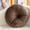 Brown, variant on 18 Inch Velvet Round Throw Pillow Pleated Meditation Floor Pillow Cushion Decoration Large Pillows Seating for Couch Chair Yoga Living Room