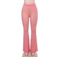 thumbnail image 1 of Pantalones casuales de estilo europeo y americano con perspectiva de malla ligera y realces para mujer, 1 of 6