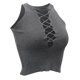 thumbnail image 1 of de Mujeres Ata para Arriba Punto Acanado - gris, L L Colco blusas sin mangas, 1 of 8