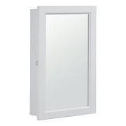 Design House 590505 Concord 1-Door Medicine Cabinet Mirror 16", White