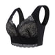 thumbnail image 1 of Gibobby Sujetador deportivo para mujeres Ropa interior deportiva de reunión Sexy sin rieles de encaje de flores de Color sólido a la moda para mujer(Gris oscuro,XL), 1 of 2